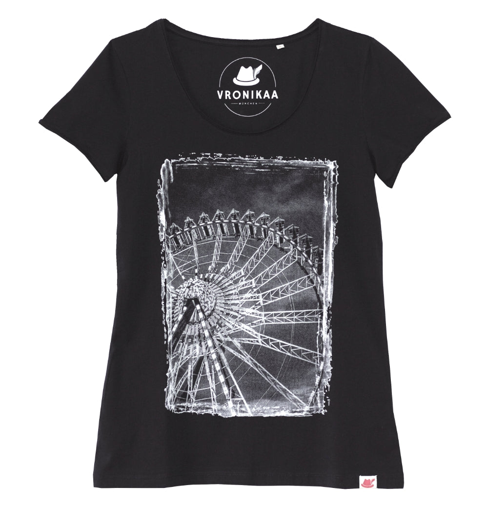 Freisteller vom Damen Shirt mit Riesenrad Print