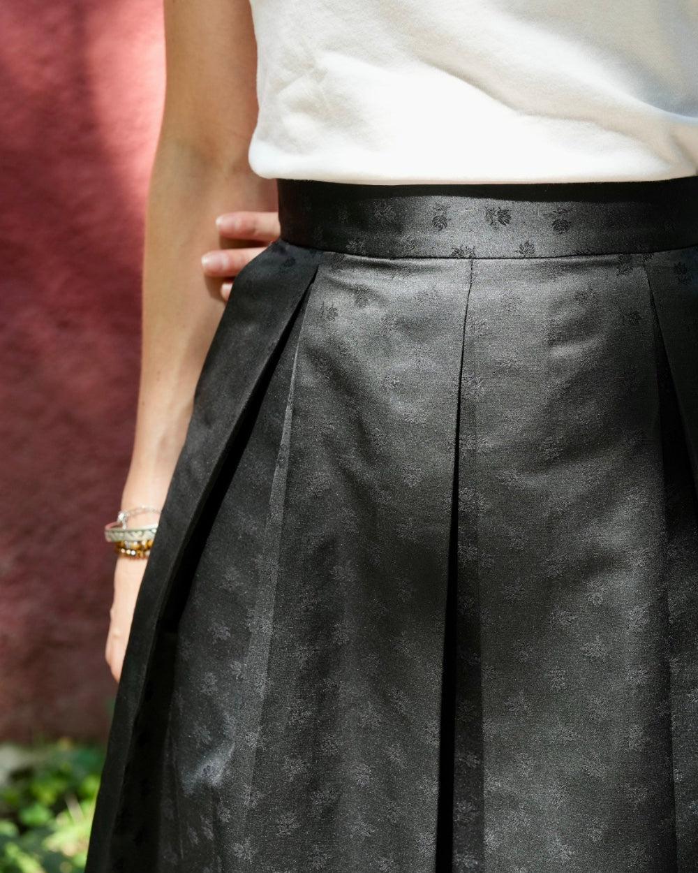 Trachtenrock Jacquard Detail