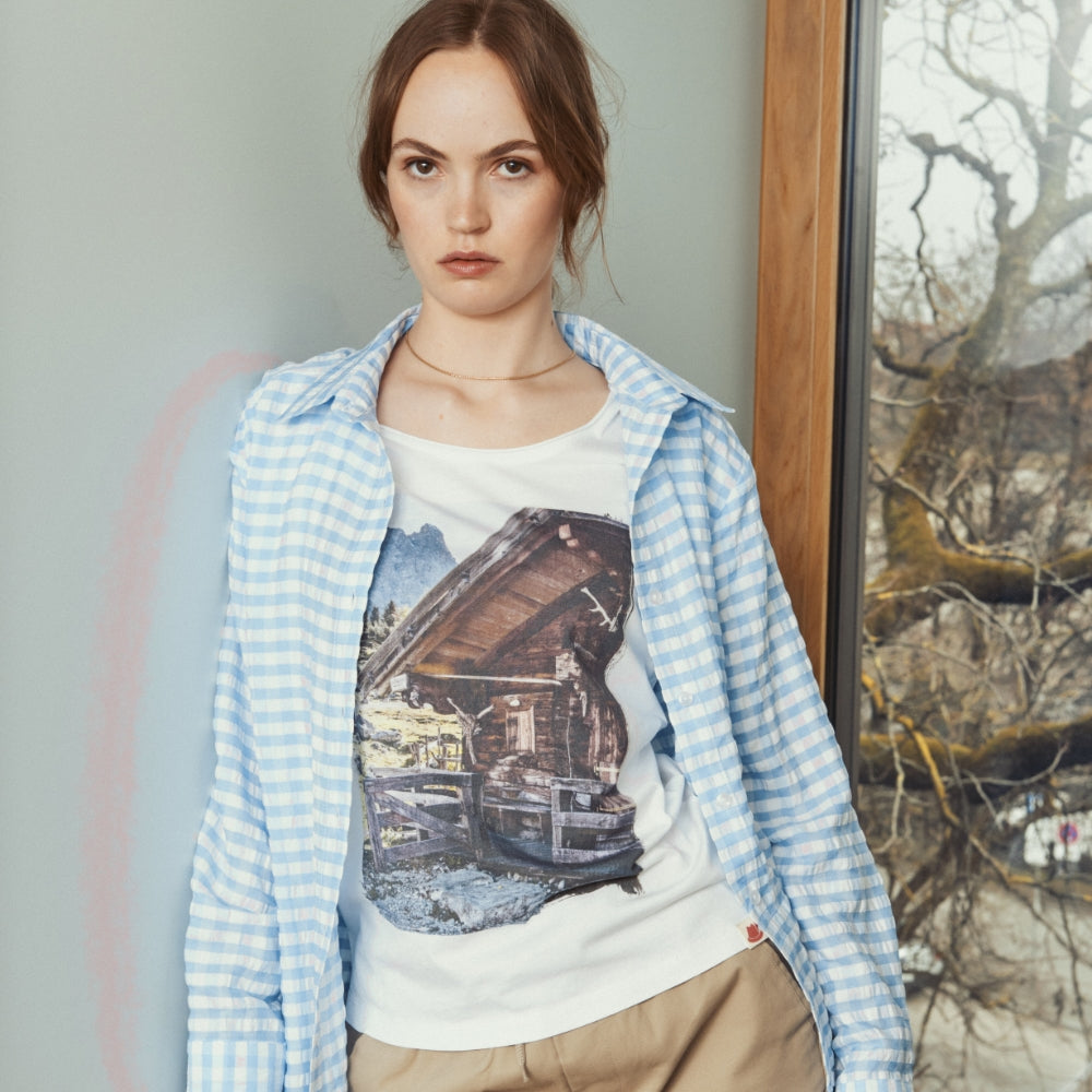 Shirt Almhütte Damen